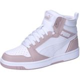 PUMA Unisex Rebound V6 Mid Jr Sneaker voor kinderen, Mauve Mist PUMA Wit, 38.5 EU