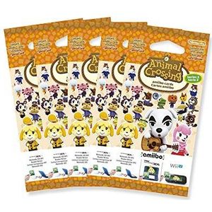 Gameworld 5 x Amiibo kaarten 3 stuks Animal Crossing Happy Home Designer Vol. 2 [Duitse import]