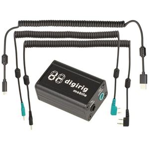 Minadax DIGIRIG Mobiele kit | Revolutionaire digitale interface voor amateurradio, compatibel met Baofeng Kennwood Wouxun en andere HT's + kabelset + USB-kabel - Logic Level (Default)