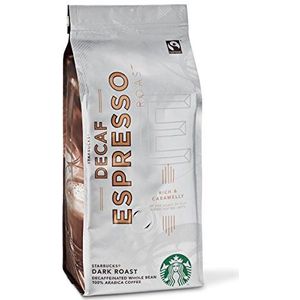 Starbucks Decaf Espresso Roast, Hele Bonen Koffie - Cafeïnevrije 227g