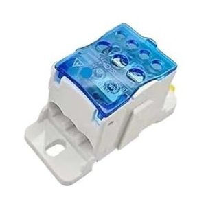 Verdeeldoos voor UKK klemmenblok, 80 A/125 A/160 A/250 A/400 A, universele kabelverbinder-aansluitdoos (80 A, rood)