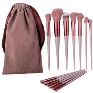 13Pcs COMBO Make-up Borstel Set Artistry Borstels Kabuki Poeder Borstel Oogschaduw Stippling Borstel Premium Synthetische Make Up Borstel Set Voor Contouring Concealer Foundation Poeder Oogschaduw