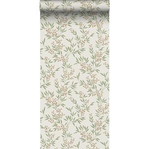 behang bladeren groen 53 cm x 10.05 m - van Sanders & Sanders