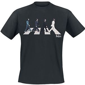Beatles, The Abbey Road Silhouette T-shirt zwart XL 100% katoen Band merch, Bands