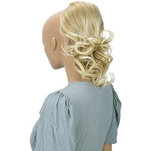 CAISHA 30cm Haarstukje Vlecht Paardenstaart Haarextensies Volumineus Golvend Blond Mix PH208