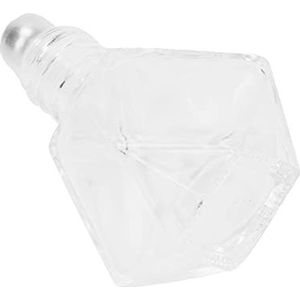 8 Ml Glazen Parfumrollerfles, Eenvoudig aan Te Brengen Etherische Olie, Draagbaar, Duurzaam voor op Reis, Prachtig (Zwarte hoes + stalen kogel)