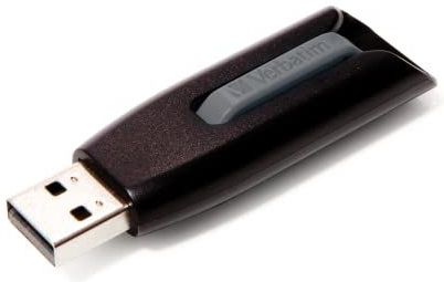 Verbatim Store 'n' Go V3 USB-stick - 32 GB, stick met USB 3.0 en SuperSpeed-interface, schuifmechanisme, zwart