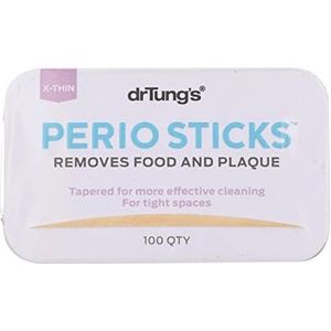 Dr. Tung's, Perio Sticks, X-Thin, 100 Sticks