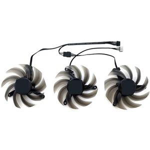 TH8015S2H-PCC01 Voor PNY voor GeForce voor RTX3070 3070ti 3080 3080ti 3090 XLR8 REVEL EPIC-X RGB Triple Fan Grafische Kaart Vervangende Ventilator(Set of three fans)