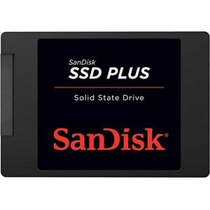 SanDisk SSD Plus Interne SSD 2 TB (Sneller Opstarten En Uitschakelen, Leessnelheden Tot 545 MB/s, Schrijfsnelheden Tot 450 MB/s, Schokbestendig)