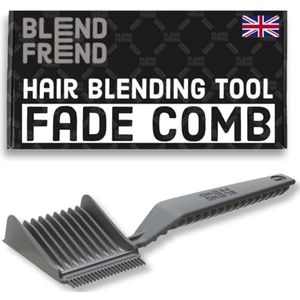BLEND FREND Fade Comb Linkshandige Originele Grade 1 (3mm) Haarmenggereedschap, Blend Haar Thuis als een Kapperszaak, Blending Comb, Compatibel met alle Tondeuses Mannen, Kapper Accessoires