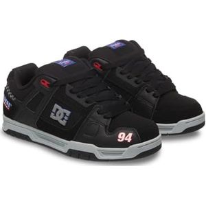DC Shoes Heren hert low-top, Zwart Wit Blauw, 44 EU
