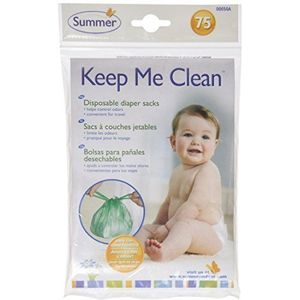 Summer Infant 00050A Keep Me Clean wegwerp-luiertas, pak van 75