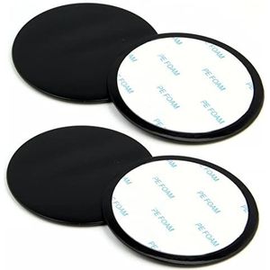 MDYNI 4 Stuks 80mm Zelfklevende Dashboard Pad Montage Disk Universele Dash Mount Pad Voor Sat Nav GPS Tomtom Garmin Mount Houder