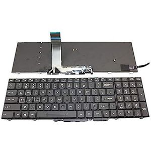 Laptop Toetsenbord Voor For CLEVO P870DM P870DM-G Zwart With Backlight US English edition