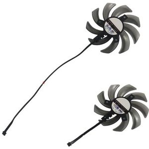 2 stuks grafische videokoeler, TH9210S2H-PAA01/FDC10H12S9-C/GA91S2U, voor EMTEK voor RTX 2060 voor SUPER voor STORM X voor DUAL, voor GTX 1660Ti(5.5mm Plug FDC10H12)