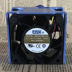 Original server fan 2B06038B12S DC12V 1.8A 60 * 60 * 38mm fan with shell