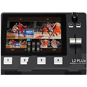 Videomixer L2 PLUS 5.5 LCD Touch Screen Chroma Key En LOGO Overlay Multi-camera Video Switcher for Bruiloft Karakter Interview