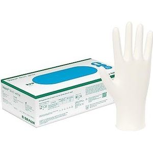 B. Braun Vasco Nitril white wegwerphandschoenen, onderzoekshandschoenen, maat XS, 100 stuks