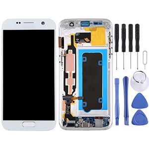 TYXNC TTYTT LCD-scherm + touchscreen-digitizermontage voor Samsung Galaxy S7 / G930V (Color : White)