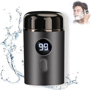 Mini draagbaar elektrisch scheerapparaat, capsulescheerapparaat, mini draagbaar oplaadbaar scheerapparaat met digitaal display, multifunctioneel herencapsulescheerapparaat(Gray)