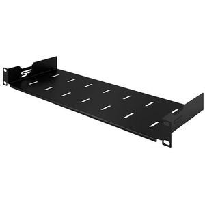 Stalflex Server Netwerkkast 19 inch 1U 170 mm - Serverkast Gemaakt van Heavy Duty Staal - Universele Geventileerde Rackmontage Kragarmdienblad - 19 inch plank