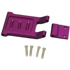 For WLtoys 124016 124018 1/12 RC model afstandsbediening auto metalen upgrade accessoires achterbumper LC RACING EMB-DTH(PURPLE)