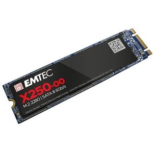 Emtec ECSSD1TX250 interne SSD-harde schijf, 2,5 inch, SATA, collectie X250 Power Plus, 3D NAND, 1 Tera