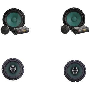 Tweeter auto Tweeters voor auto 1kit 6,5 inch 2-weg auto-audioluidsprekerset Tweeter Subwoofer 2-weg coaxiale hoorn 6,5 inch treble baskit met verdeler