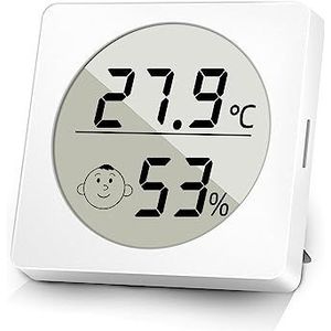 Indoor Outdoor Digitale Temperatuur Vochtigheidsmeter Thermometer Hygrometer Gauge For Thuis Mini Kamer Koelkast(YZD347 WS160)