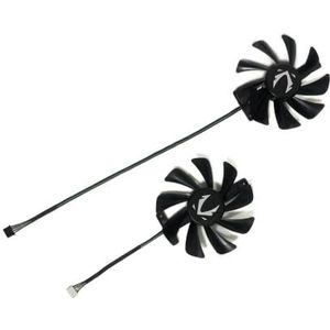 2 stuks/set 85mm CF9015H12S, grafische GPU VGA-koeler voor ZOTAC voor GeForce RTX 2080 Ti 11GB dubbele ventilator voor voor 8GB