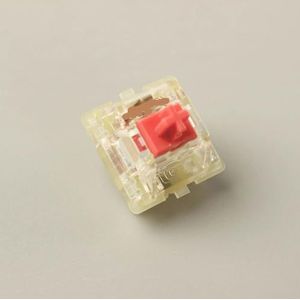 QPSJXN RGB Backlit Mechanisch Toetsenbord Met MX Zwarte Schakelaars 3Pin Clicky Lineaire Tactiele Stille Compatibele Toetsenbord Schakelaars (RGB Stil Rood)