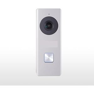 Videodeurbel, Gebouw Kantoor Draadloze Video-intercom Deurbel Thuis Wifi-stem,Reageert Snel(White)
