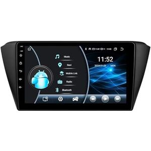 Android autoradio voor Skoda Fabia 3 III 2015-2019, 9 inch touchscreen autoradio Autoaccessoires met GPS Bluetooth FM RDS HiFi WiFi(F5 6+128G)