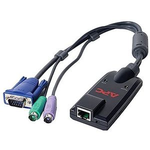 APC KVM-PS2 toetsenbord-video-muis (kvm) kabel Zwart