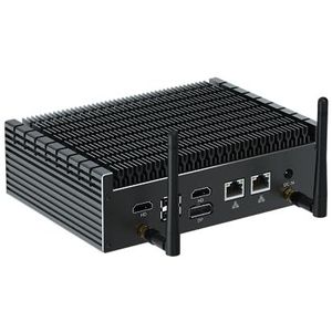 Core i5 12e generatie 1235U Mini PC windows 11 pro, 32GB DDR4 RAM 1TB M.2 SSD, Dual HD-MI2.0, DP1.4, Type-C, 4K HTPC, 2500M RJ45 Lan, USB3.0, Wifi 6, BT5.2, Iris Xe Graphics, WOL, Auto Power On