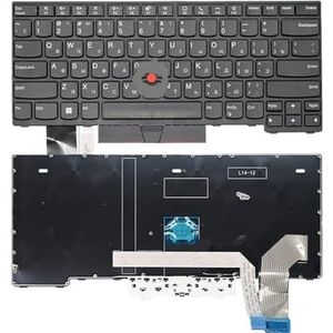 Russisch verlicht toetsenbord voor ThinkPad L14 Gen1 Gen2 TP00120E 5N20W67715 5N20W67679 5N20W67812 5N20W67776 5N20W67848(RU With Mouse)