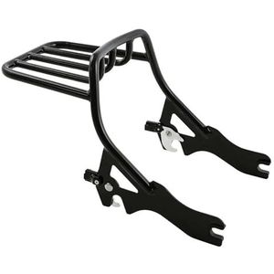 Motorfiets Bagagedrager Voor Harley Voor Deluxe FLDE 2020 Voor Heritage Classic FLHC 2019 Voor Softail Slim FLSL Street Bob Afneembare Bagagedrager Voor Twee Motorfietsen Motorfiets Bagagedrager(Black