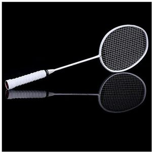 Badmintonset Grafiet Enkele badminton racket professionele koolstofvezel badminton racket met draagtas Badmintonracket (Size : 7)