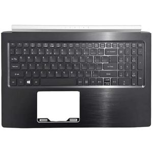 WZKOZDR Voor voor Aspire A515-51G -41G A615-51 Bovenste Palmsteun Cover Toetsenbord US/INT