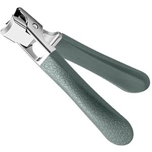 Nagelknipper roestvrij staal 13mm brede kaak opening nagelsnijder voor pedicure groen