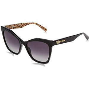 Love Moschino Dames zonnebril, zwart (zwart), 54 EU