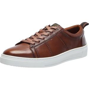 Steve Madden Nickai Sneakers voor heren, Lichtbruin leer, 41 EU