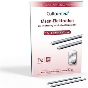 Colloimed IJzeren elektroden 1 paar 3 mm x 80 mm (f 3x80)
