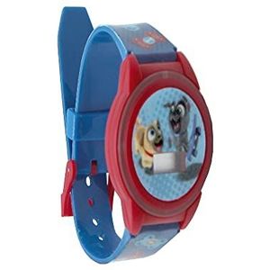 Disney Jongen Digitale Quartz Horloge Met Plastic Band PDP4002AZ, Blauw