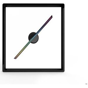 42 cm/16,53 inch ventilator en 45 cm afdekking 3D-ventilator hologramprojector op afstand reclamedisplay led-bord holografische lampprojector waterdicht Levendige beelden(P45 set Black)