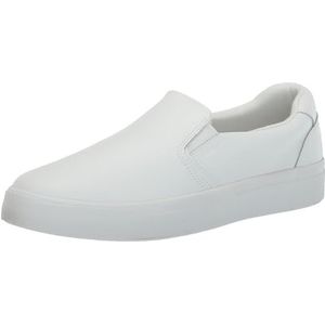 Keds Dames Pursuit Slip on Sneaker, wit leer, 9 UK, Wit leder, 9 UK Wide