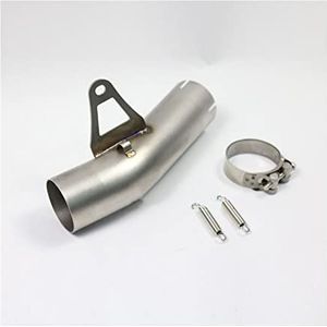 LFYEQZ Voor B&MW Voor S1000R Voor S 1000 R 2009-2015 Motorfiets Rvs Uitlaatpijp Uitlaat Midden Link Buis Styling Accessoires(1)