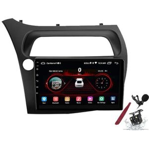 Android 15 Autoradio voor H-onda Civic LHD/RHD (2006-2011) 9 inch 2K-aanraakscherm 2000 * 1200 Android-hoofdeenheid Multimediaspeler met Carplay GPS Navi BT 5G WiFi DSP SWC,K4 pro plus