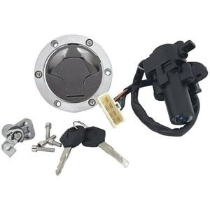 Voor Voor Ninja 300 EX300B ABS 2013 2014 2015 2016 2017 Contactslot Brandstoftankdop Stoelvergrendeling Sleutel Motorfiets Contactslot